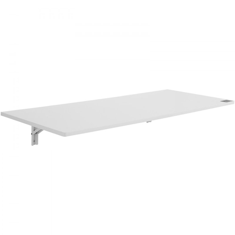Table murale pliante et rabattable, H 6,93 po x l 43,31 po x P 18,11 po