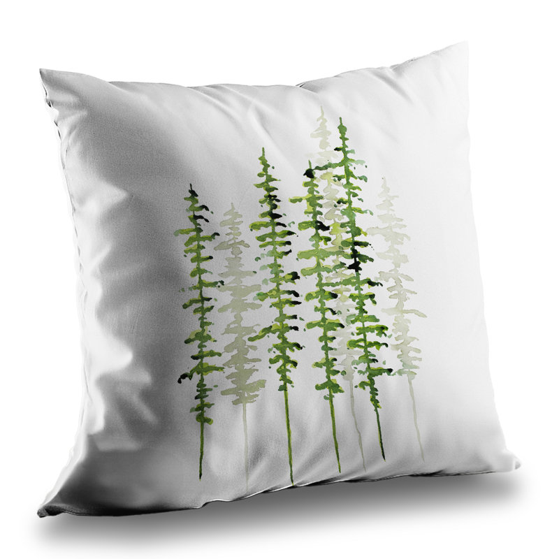 Slim Trees | Bedroom Holidays Poly Twill Throw for Home Decor