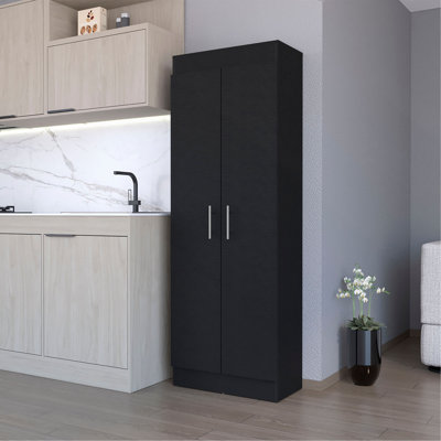 Dawson Pantry Cabinet with Sleek 5-Shelf Storage