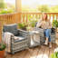2 - Person Patio Dining Set with Square Table-2145571185