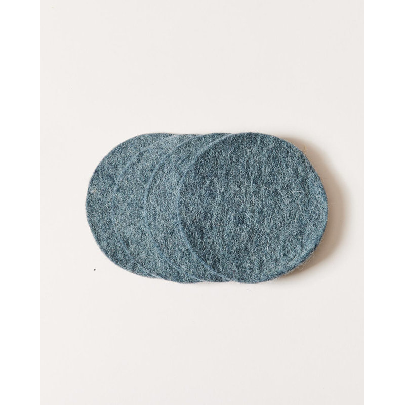Artisan Round Coaster, Teal