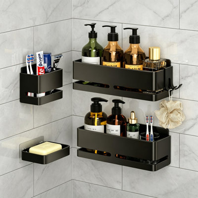 Aluminum Wall Bathroom Shelves