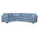 Bridgeport 116" Wide Corner Sectional