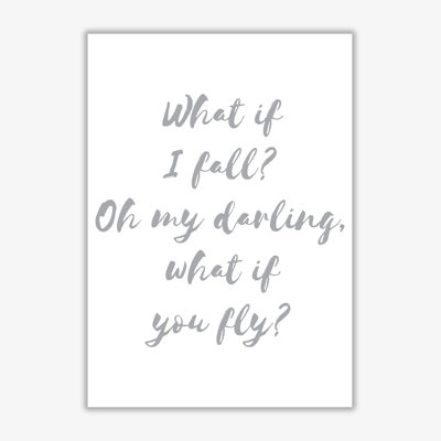 What If I Fall? - Print