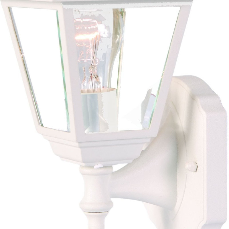Swing Arm Outdoor Wall Light, White