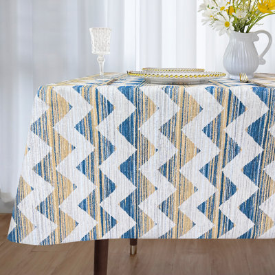 Geometric Vinyl Tablecloth