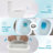 Ceramic One Piece Toilet for Bathroom, 12-inch Rough-In, 1.22/1.6 GPF, Dual Flush with Soft Clsoing Seat, Powerful Dual Flush MAP 800g