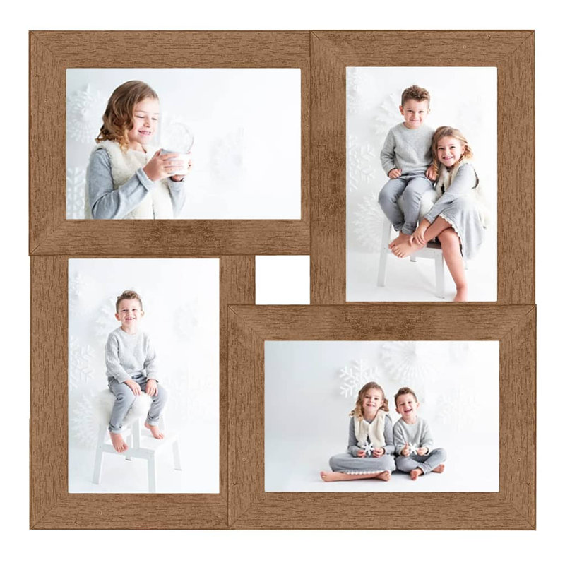 Brandise Wood Picture Frame, 15cm H x 10cm W x 0.5cm D, Black