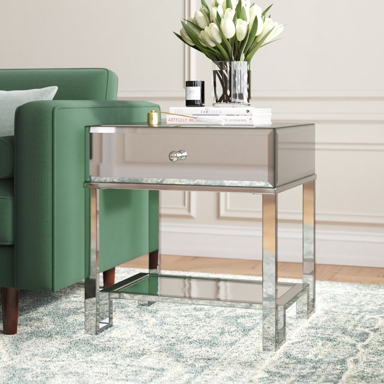 Frampton Eawood Sled End Table