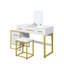 Ensemble de coiffeuse avec miroir, commode avec table de chevet et 4 tiroirs