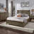 Crater Wood Panel Queen Platform Bed