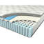 Matelas simple pour lit simple de 12 po Euro - Mousse à mémoire de forme, ferme, blanc + noir, dans une boîte, lit de taille remplie de