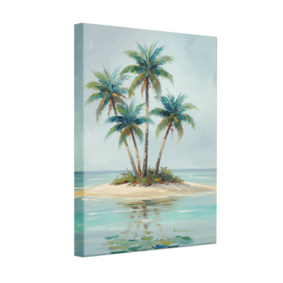 Plants &Flowers Tropical Island Palm Trees Ocean View
