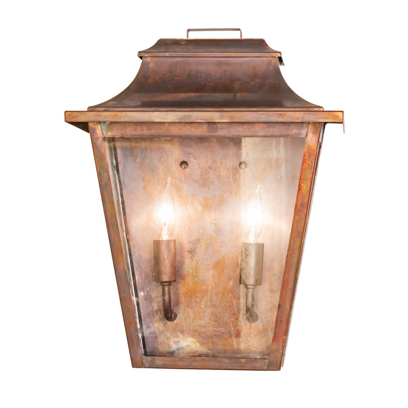 14" Wide Bastille Wall Sconce, 15.5" H x 12" W x 6" D
