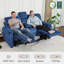 Causeuse inclinable électrique avec console Zero-250878207
