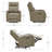 Bricia Zero Wall Power Recliner-401248487
