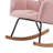 Comfy Upholstered Lounge Chair With High Backrest