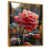 Toile avec cadre flottant or