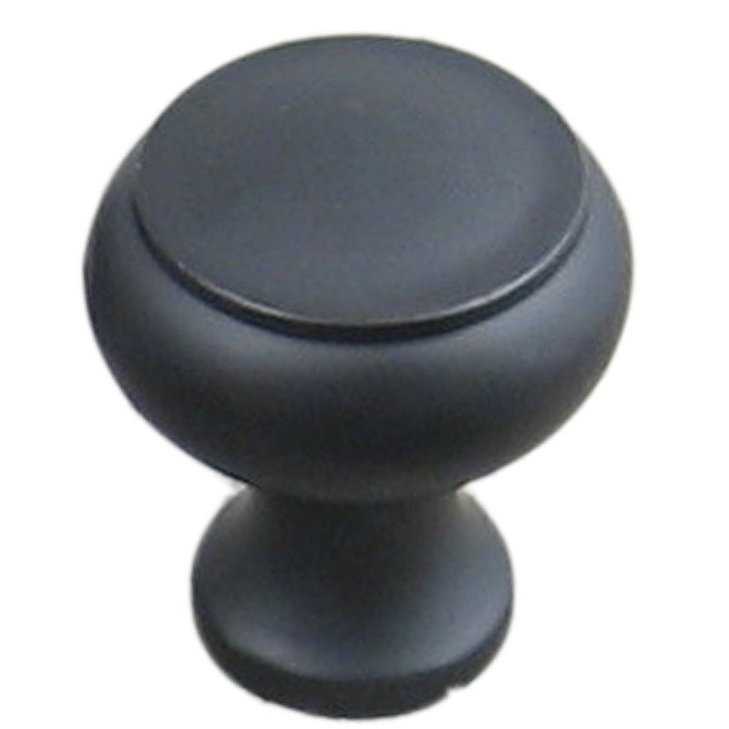 Poignée champignon de diamètre 1 1/4 po, Bronze huilé, 1.25"