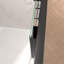 Porte de douche coulissante simple l 60 po x H 72 po, verre fixe de 5 mm et verre coulissant de 6 mm sans cadre, verre trempé transparent, poignée en acier inoxydable, noir mat