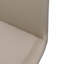 Chaise en polyuréthane avec pieds en métal