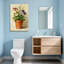 Arrangement floral plantes et fleurs en pot terre cuite-1390578036