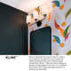 Fitz 3 Light Frosted Dimmable Vanity Light