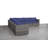 Tressel 122'' Wide L-Shaped Premium All-Weather Wicker Patio Sectional with Sunbrella® Cushions-2065577260