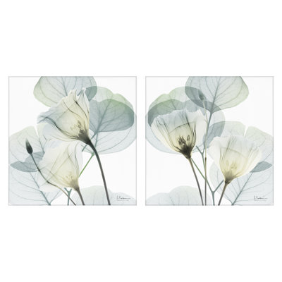 Divine Fate Flowers 2pc Canvas Set, design by Albert Koetsier