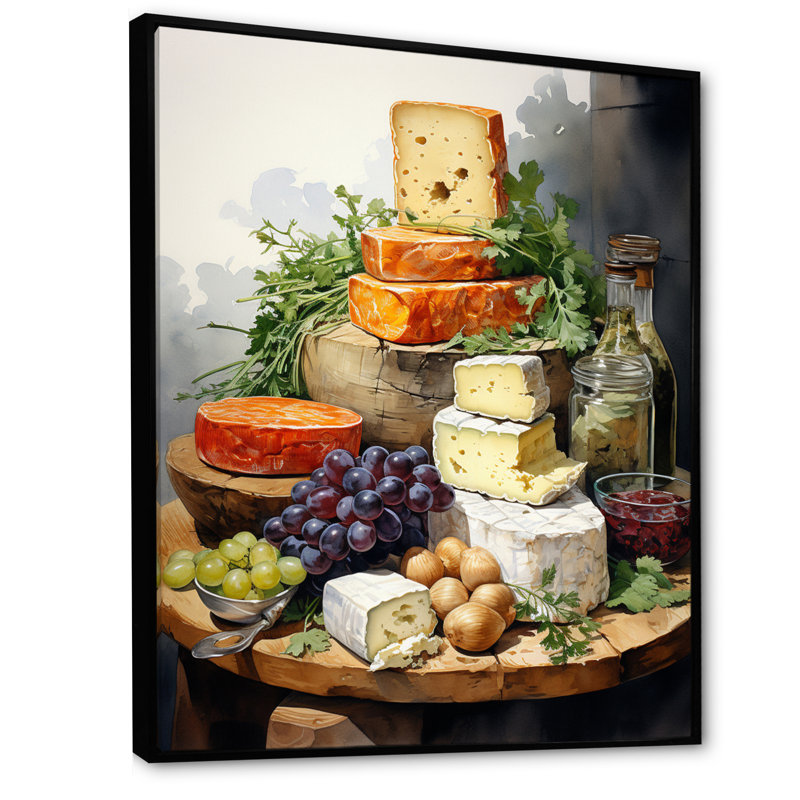 Plateau à fromage Lagoa I, Cadre flottant noir, H 20 po x l 12 po x P 1 po