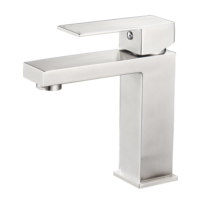 Single-handle Bathroom Faucet, Brushed Nickel