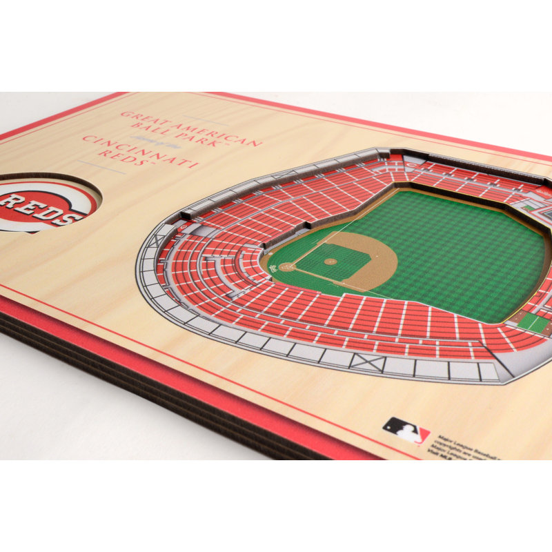 Présentoir de bureau MLB 3D StadiumViews, Reds de Cincinnati