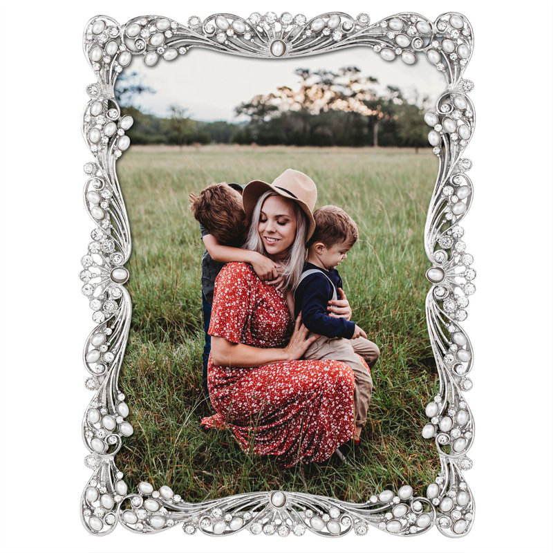 Audrey Metal Picture Frame, 5" x 7", Gold