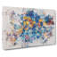 Multi Coloured Autumn Leaves - Wrapped Canvas Print-56662257