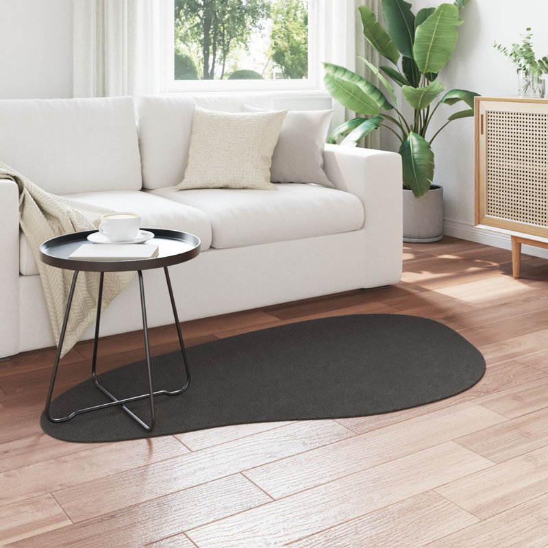 Rugs Anthracite Decorative Inlays, Polyester, Novelty 80 x 150 cm