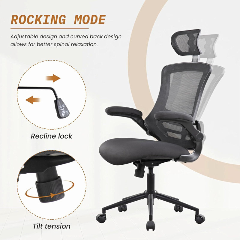 Office Computer Desk Chair,Adjustable Headrest