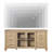 Corretta 58" Wide Glass Door Sideboard with Adjustable Shelves-2046993195