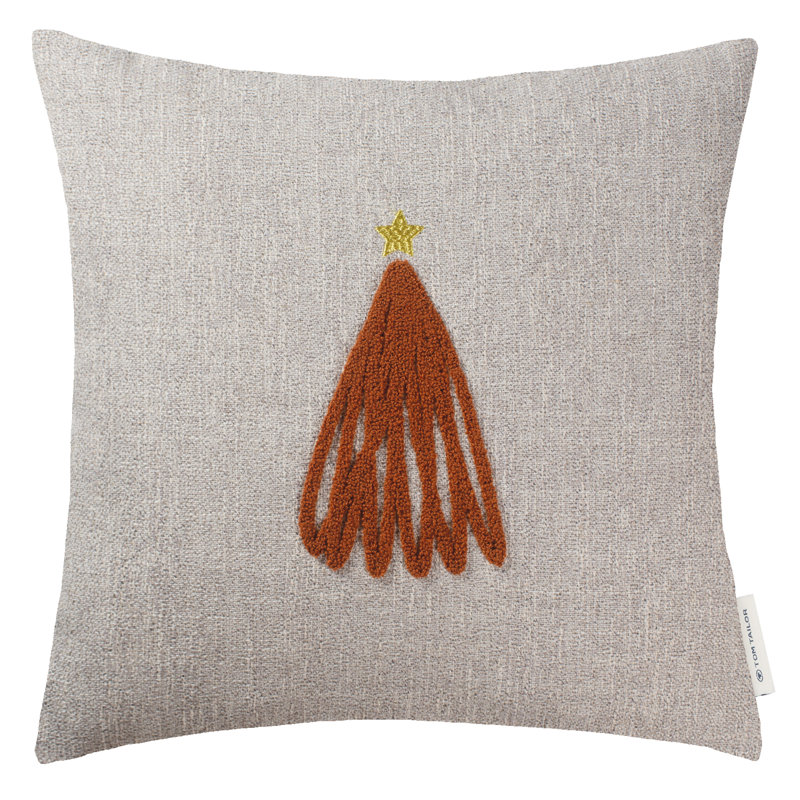 Orange Square Cushion Cover