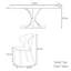 High-end simple rectangular dining table set-103212841