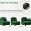 Canapé modulaire à 4 places en tissu chenille doux, coussin, ensemble à ressorts haut, et un canapé modulaire en U en chenille pratique pour la chambre à coucher, sièges plissés et ergonomiques, détente dans le salon