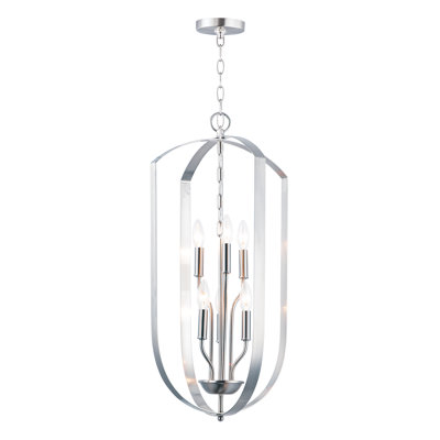 Albano 6 - Light Dimmable Geometric Chandelier