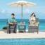 Ensemble de conversation pour 2 personnes avec coussins Chirata-2069786760-2070297836