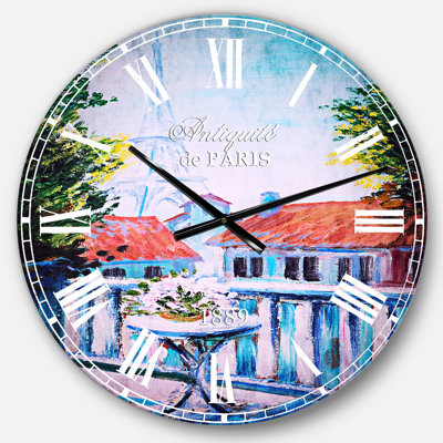 Horloge murale Paris Tour Eiffel