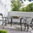 Outdoor Cast Aluminum Rectangular Dining Table