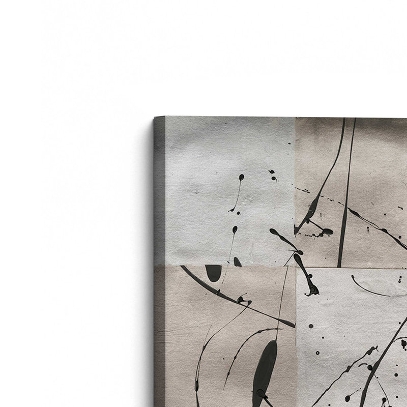 «Ink Casting I» par Michael Willett, reproduction d'art sur toile, H 12 po x l 8 po