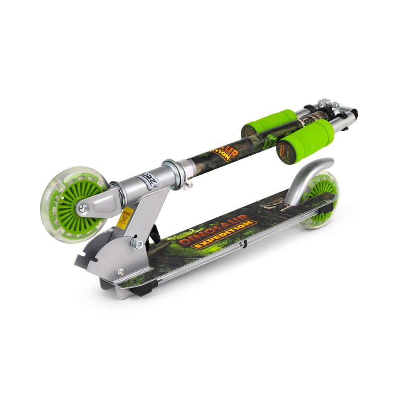 Scooter clignotant: dinosaure