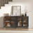 Modern Accent Cabinet,sideboard Buffet Cabinet With Storage,arched Cabinet With Glass Door-1674220745