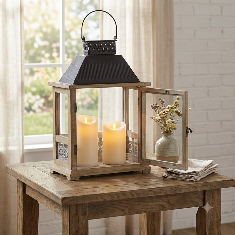 19.5'' H Tabletop Lantern