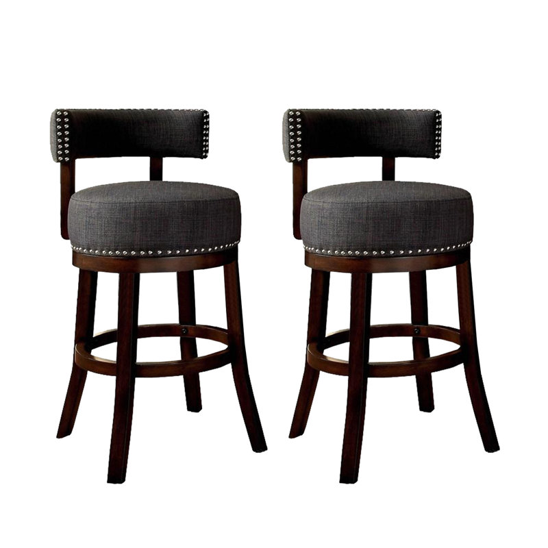 Ensemble de 2 tabourets de bar Headington, Gris