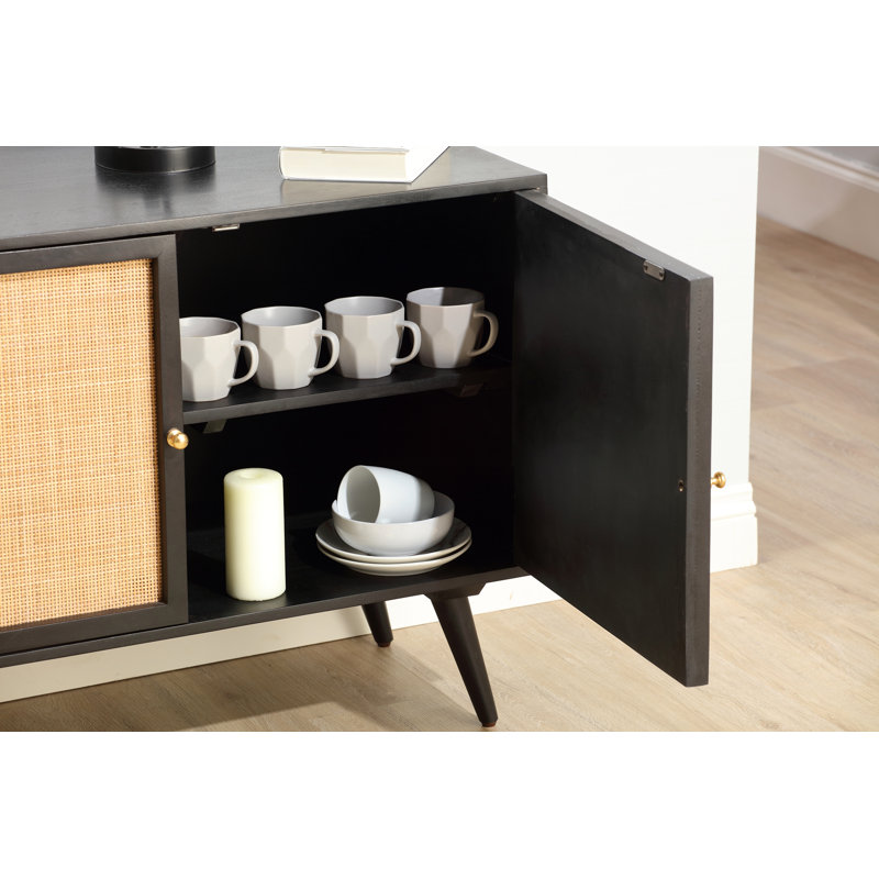 Watheroo 145Cm Wide Sideboard, Black